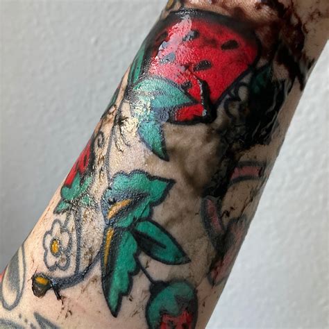 Tattoo Leaking Plasma